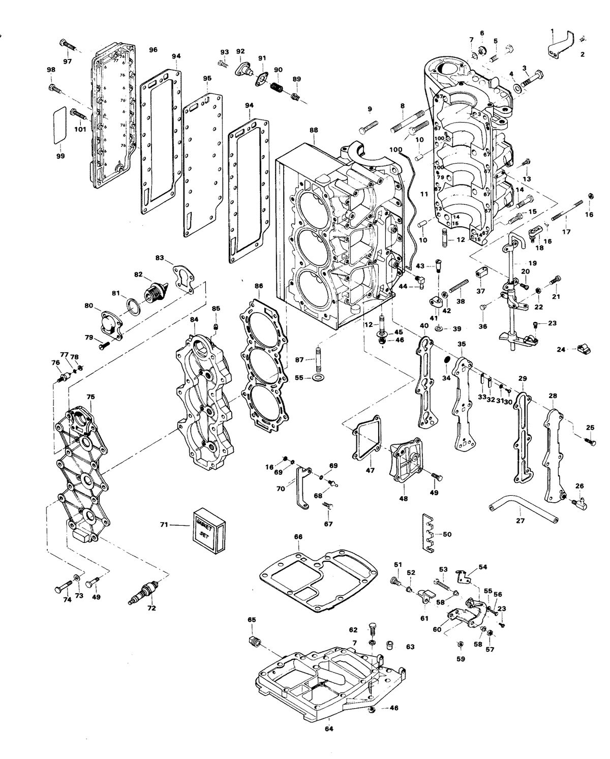 CHRYSLER 75 H.P. POWERHEAD