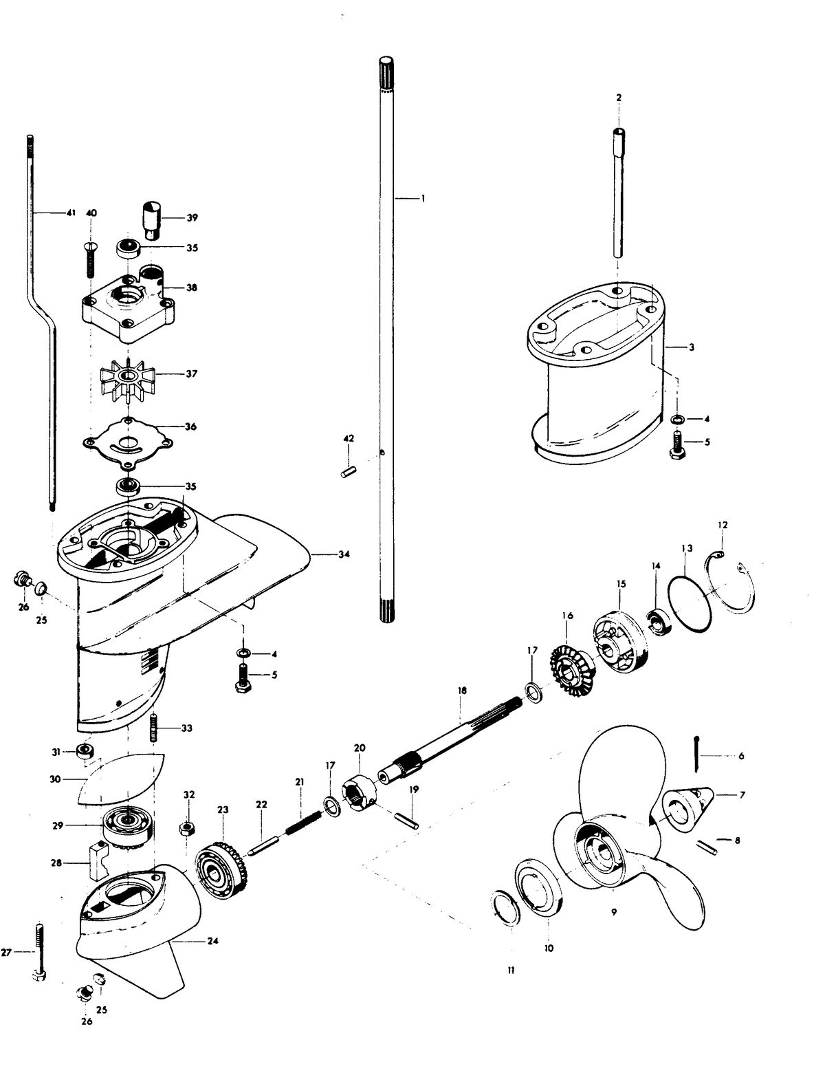 CHRYSLER PARTS BOOK GEAR HOUSING