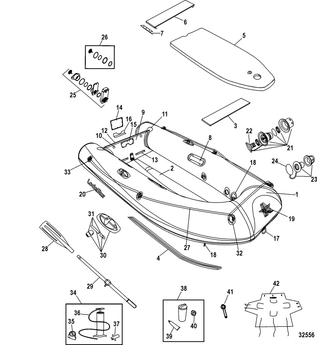 INFLATABLES LODESTAR Ultra Light Models(195 / 220 / 250)