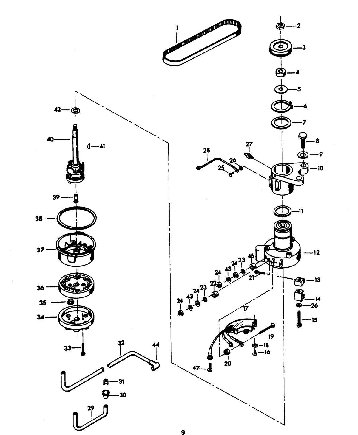 CHRYSLER 140 H.P. CHARGER DISTRIBUTOR