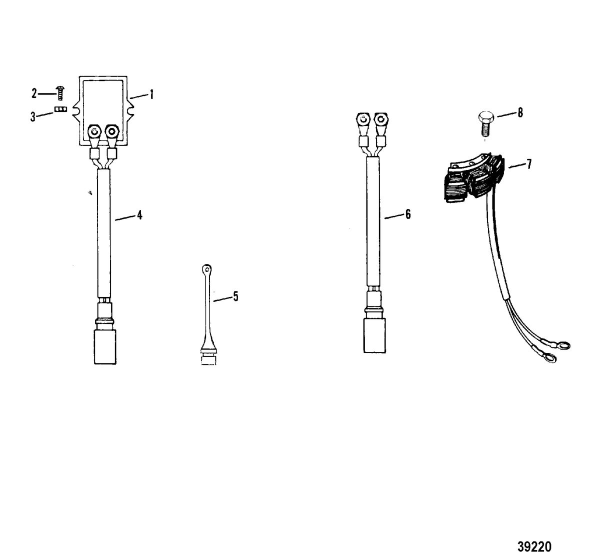 MERCURY MERC 18 ELECTRICAL COMPONENTS(BELGIUM ENGINES)