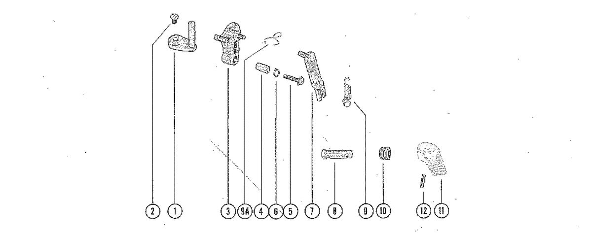 MERCURY MERC 110 CARBURETOR CHOKE LINKAGE
