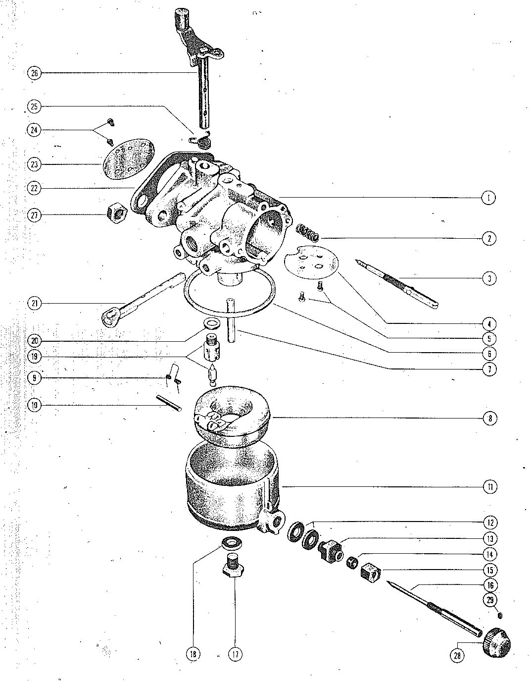 MARK MARK 30H, MARK 55H CARBURETOR ASSEMBLY(MK55H)