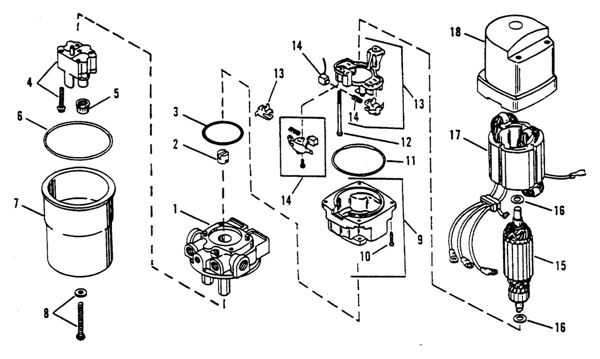 RACE OUTBOARD 2.5L EFI 2.5L EFI OFFSHORE HYDRAULIC PUMP ASSEMBLY