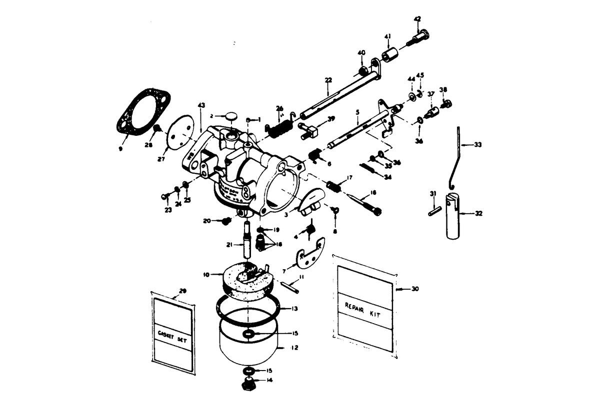 CHRYSLER 25 H.P. CARBURETOR