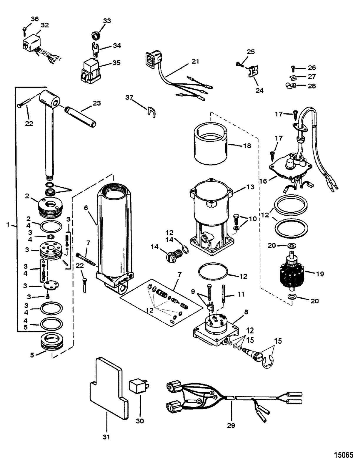 ACCESSORIES TRIM / TILT / LIFT SYSTEMS AND COMPONENTS Power Trim Kit(822870A3)
