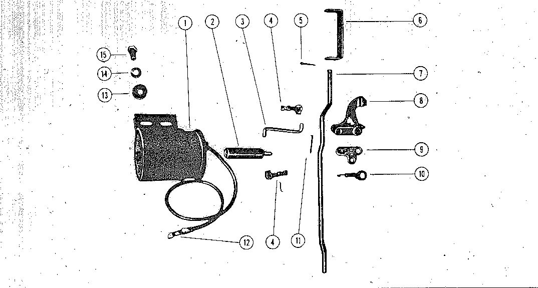 MARK MARK 55 CHOKE SOLENOID AND LINKAGE