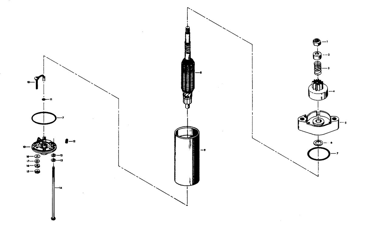 CHRYSLER 12 H.P. SAILOR ELECTRIC STARTER