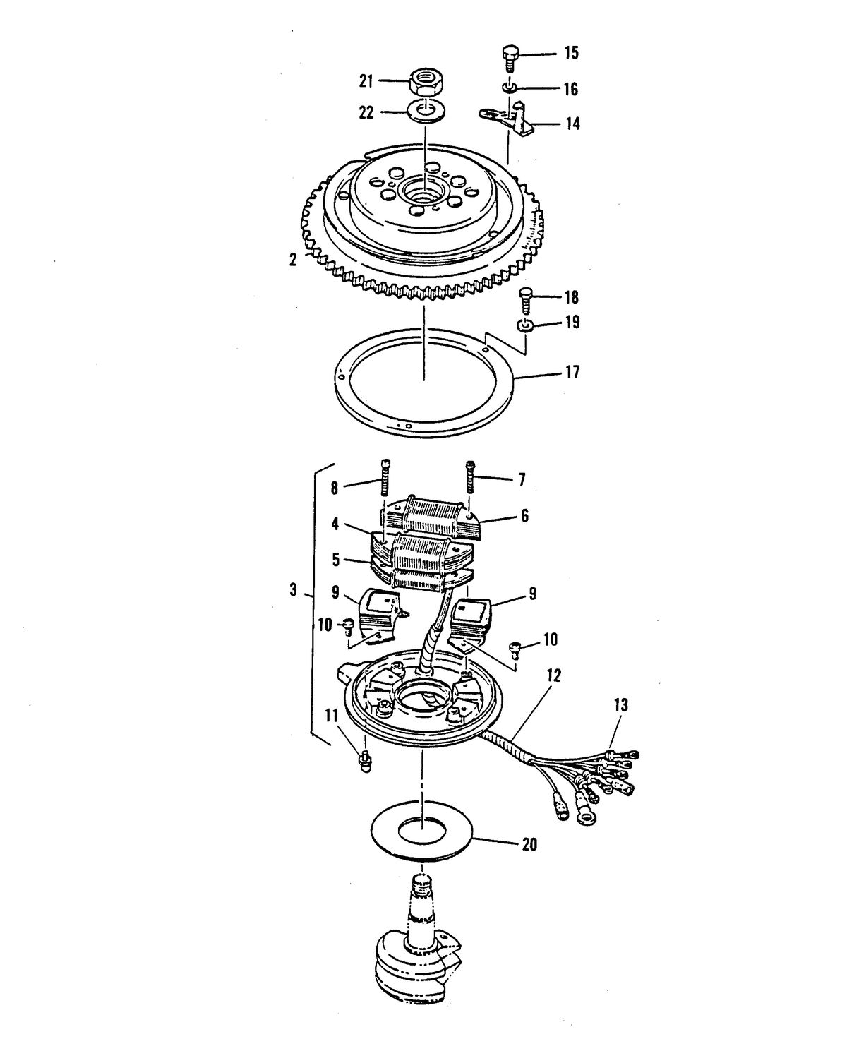 MARINER 55 HP C.D.I. MAGNETO