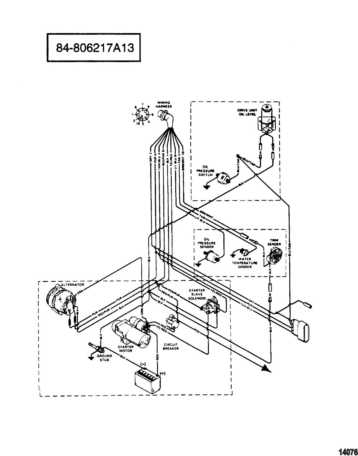 MERCRUISER 350 MAG MPI (GEN+)MIE Wiring Harness(Engine)