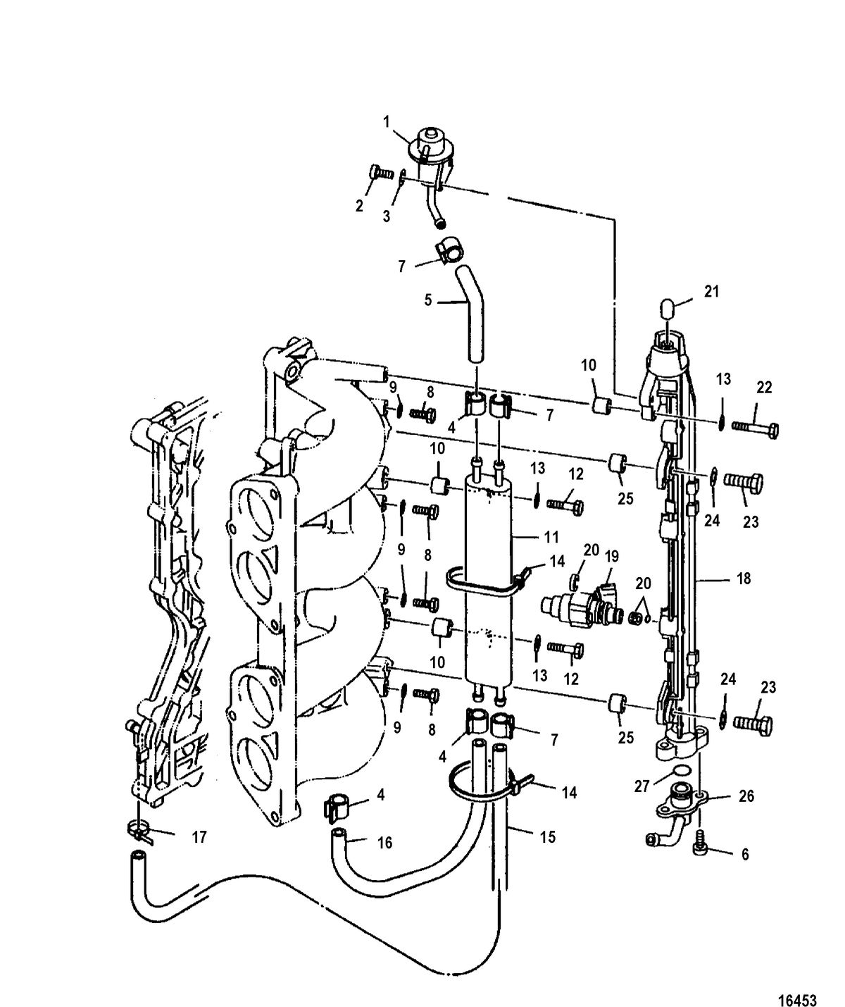 MERCURY/MARINER 115 EFI (4-STROKE) Fuel Injection Nozzle