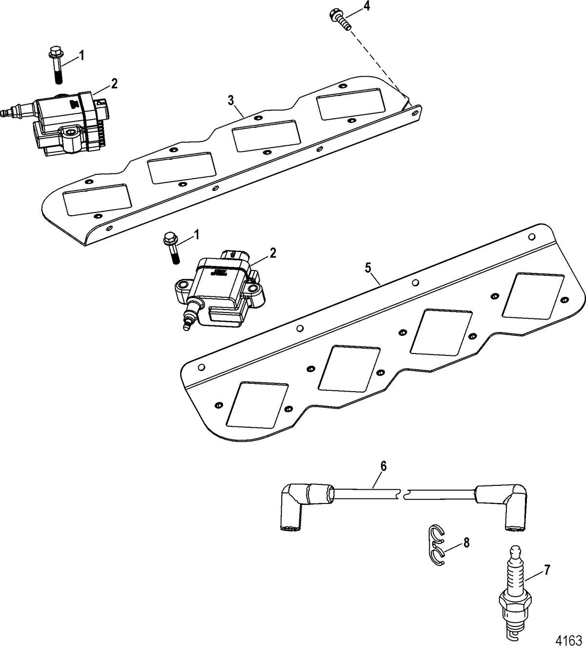 RACE STERNDRIVE 1075 SCI Electrical Components(Ignition Coils)