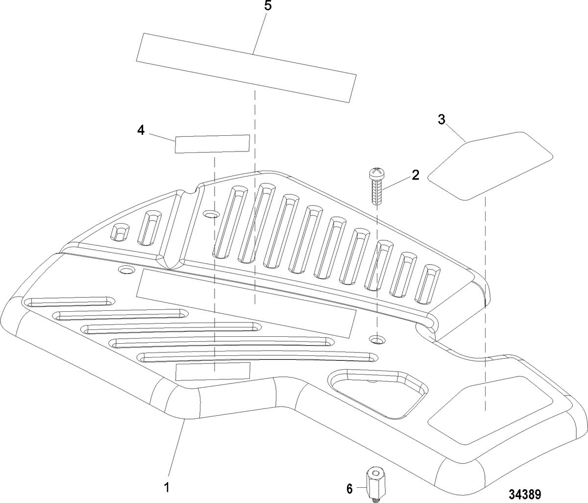 MERCRUISER 8.1L INBOARD Engine Cover