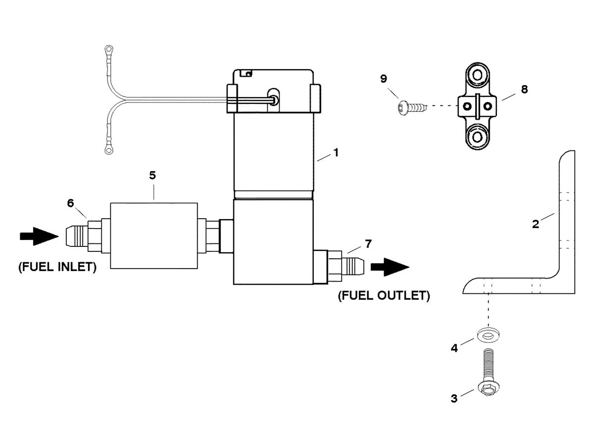 RACE OUTBOARD FORMULA 1 2 LITRE - EFI FUEL PUMP