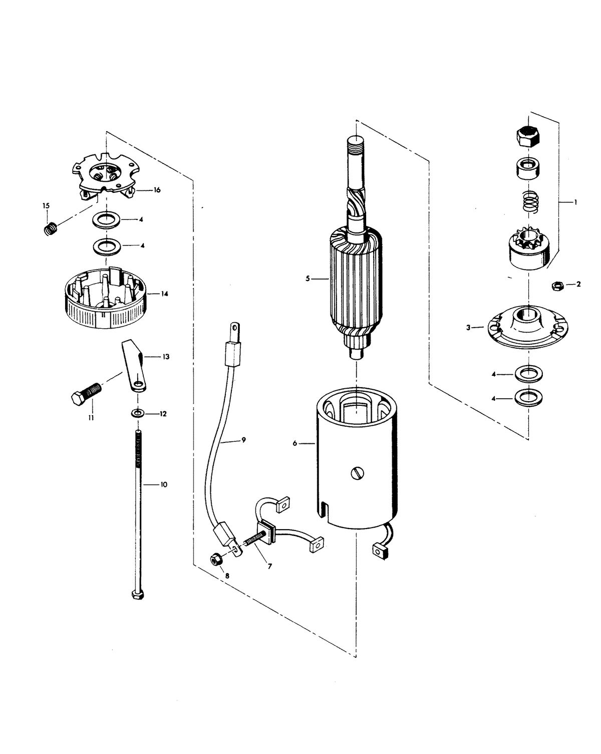 CHRYSLER 105 H.P. STARTER