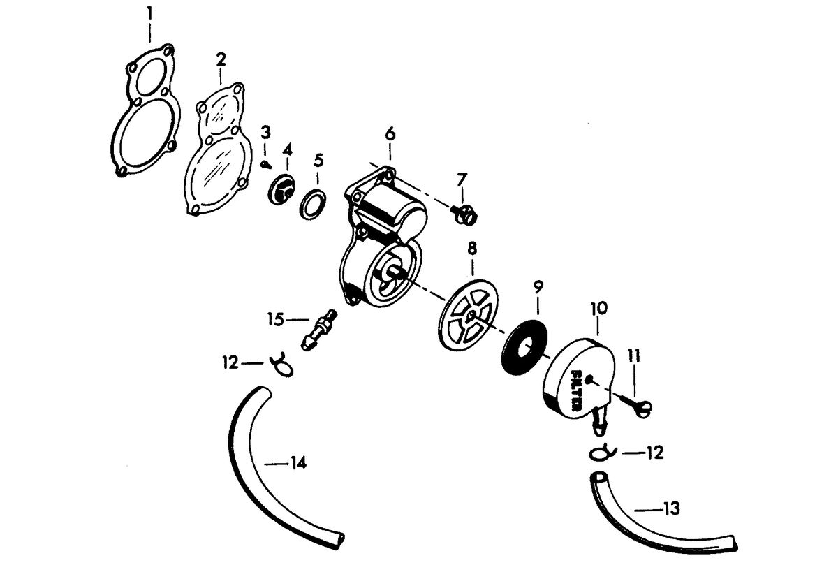 CHRYSLER 35 H.P. FUEL PUMP