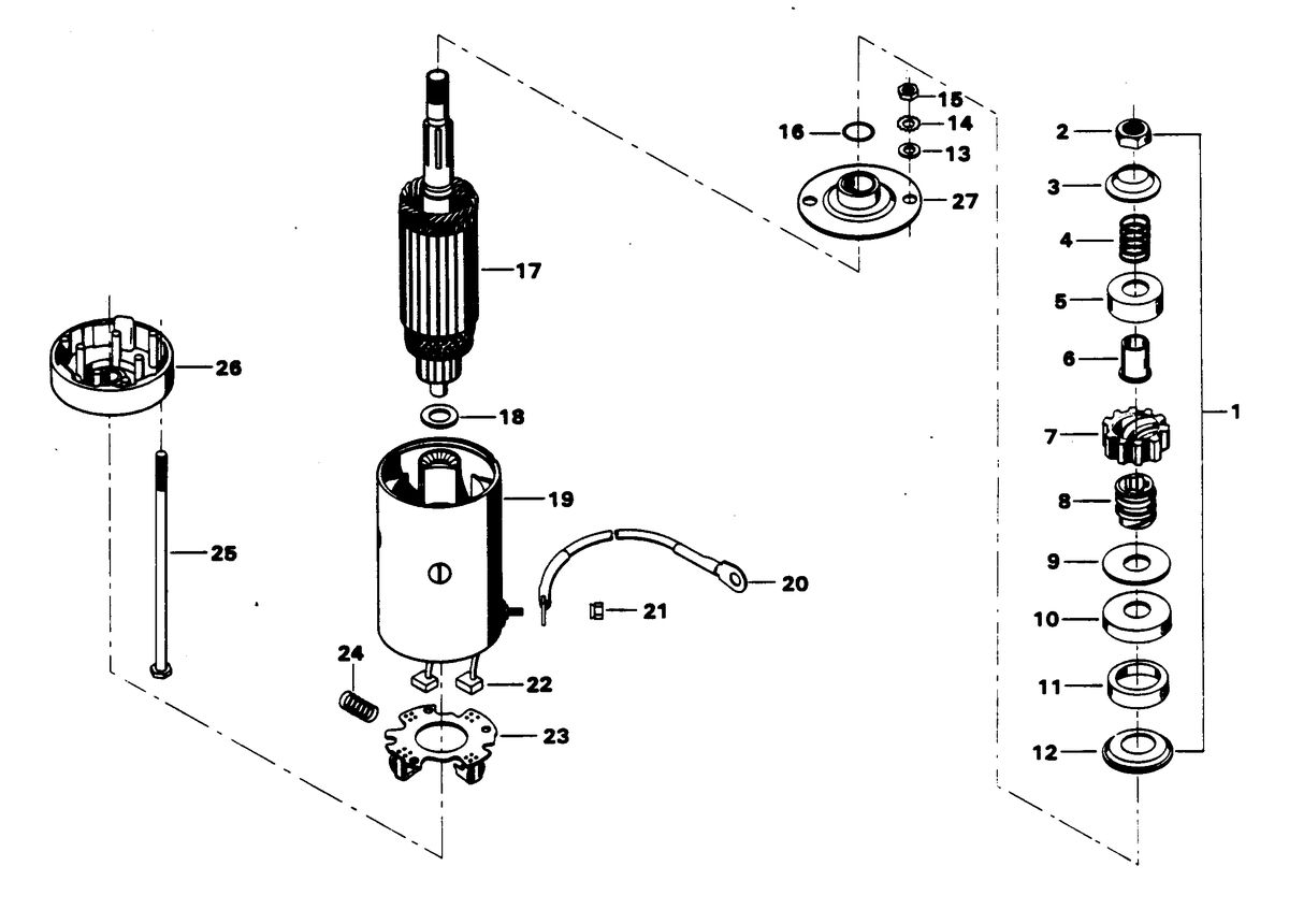 CHRYSLER 45 H.P. ELECTRIC STARTER