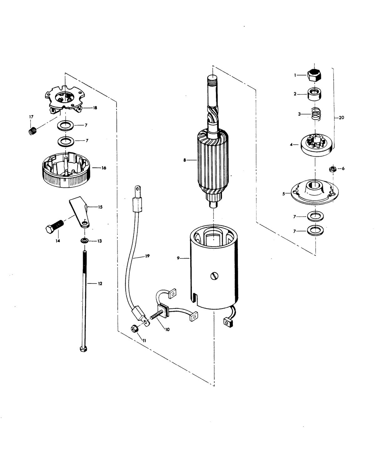 CHRYSLER 85 H.P. STARTER