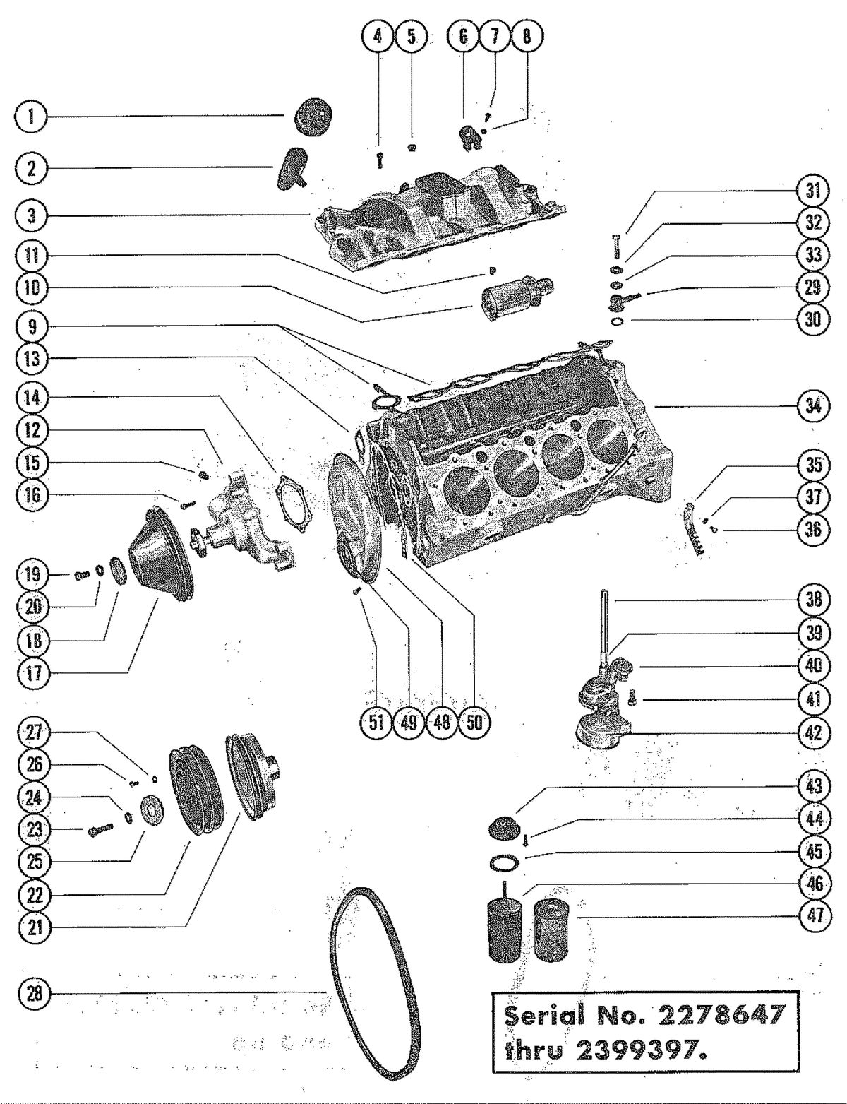 MERCRUISER 225 ENGINE (STERN DRIVE AND INBOARD) INTAKE MANIFOLD AND OIL PUMP