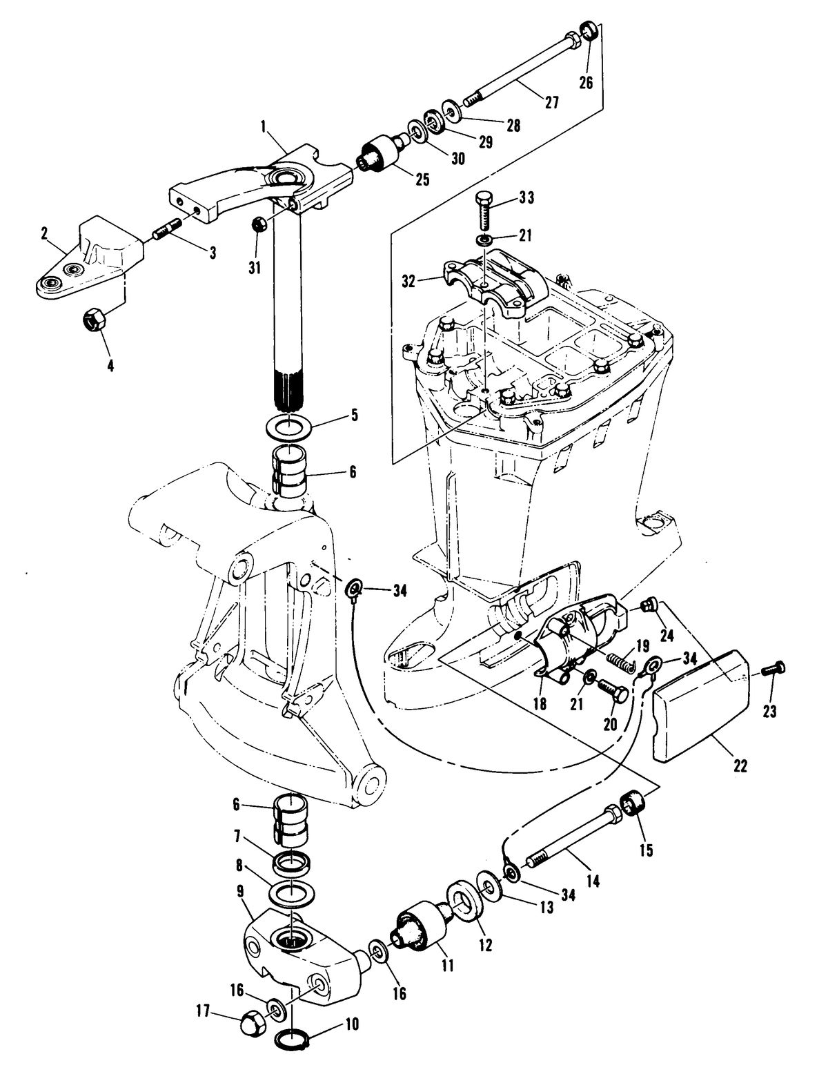 MARINER MARINER 60 MOUNTING SYSTEM