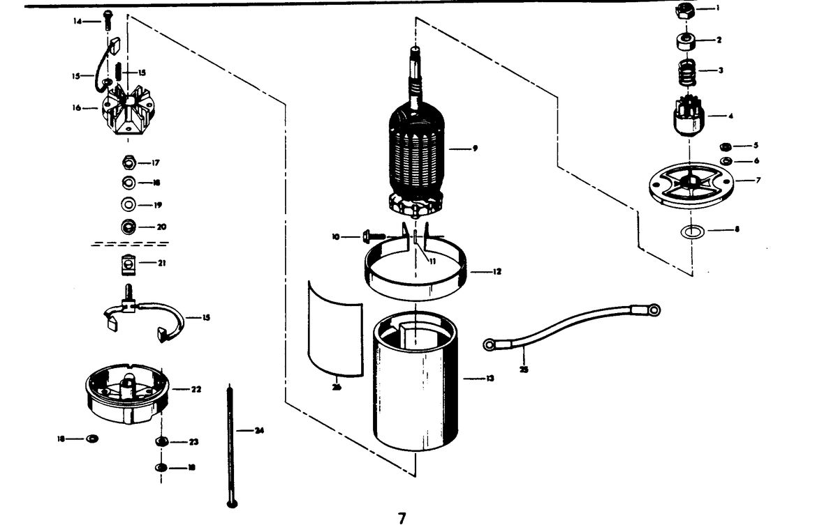 CHRYSLER 30 H.P. ELECTRIC STARTER