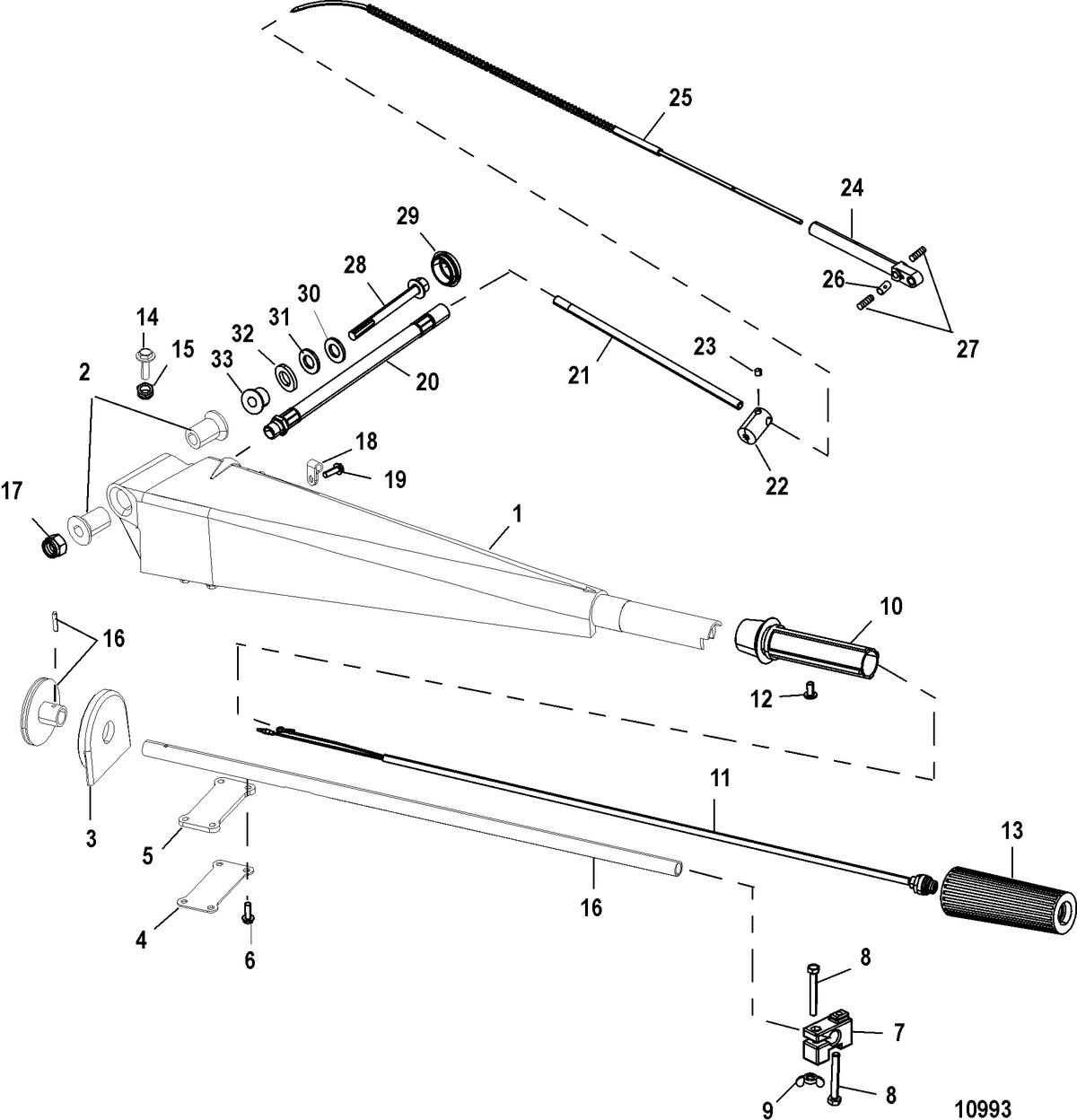 ACCESSORIES STEERING SYSTEMS AND COMPONENTS Steering Handle Kit(12022A34 / A35 / A41)
