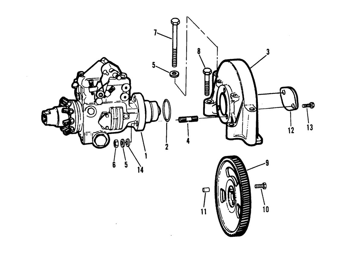 MERCRUISER D7.3L/270 DIESEL ENGINE (STERN DRIVE/INBOARD) INJECTOR PUMP