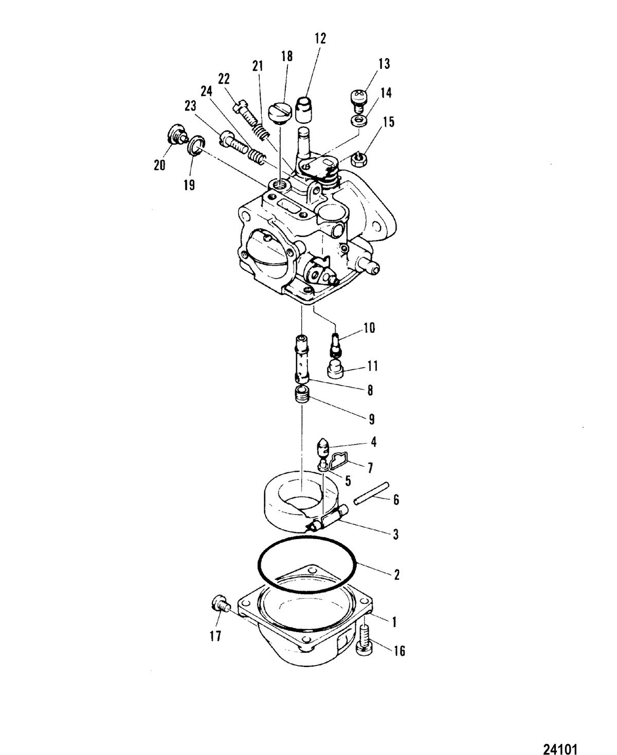 MARINER 40B HP CARBURETOR