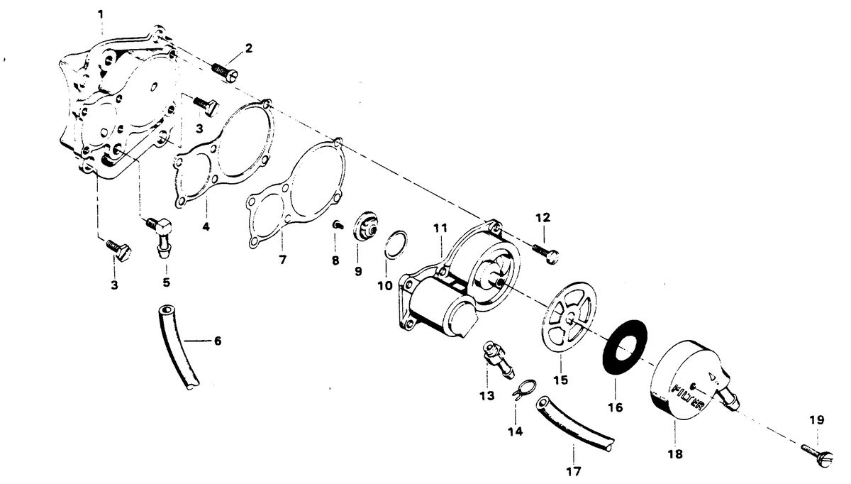 CHRYSLER 50 H.P. FUEL PUMP