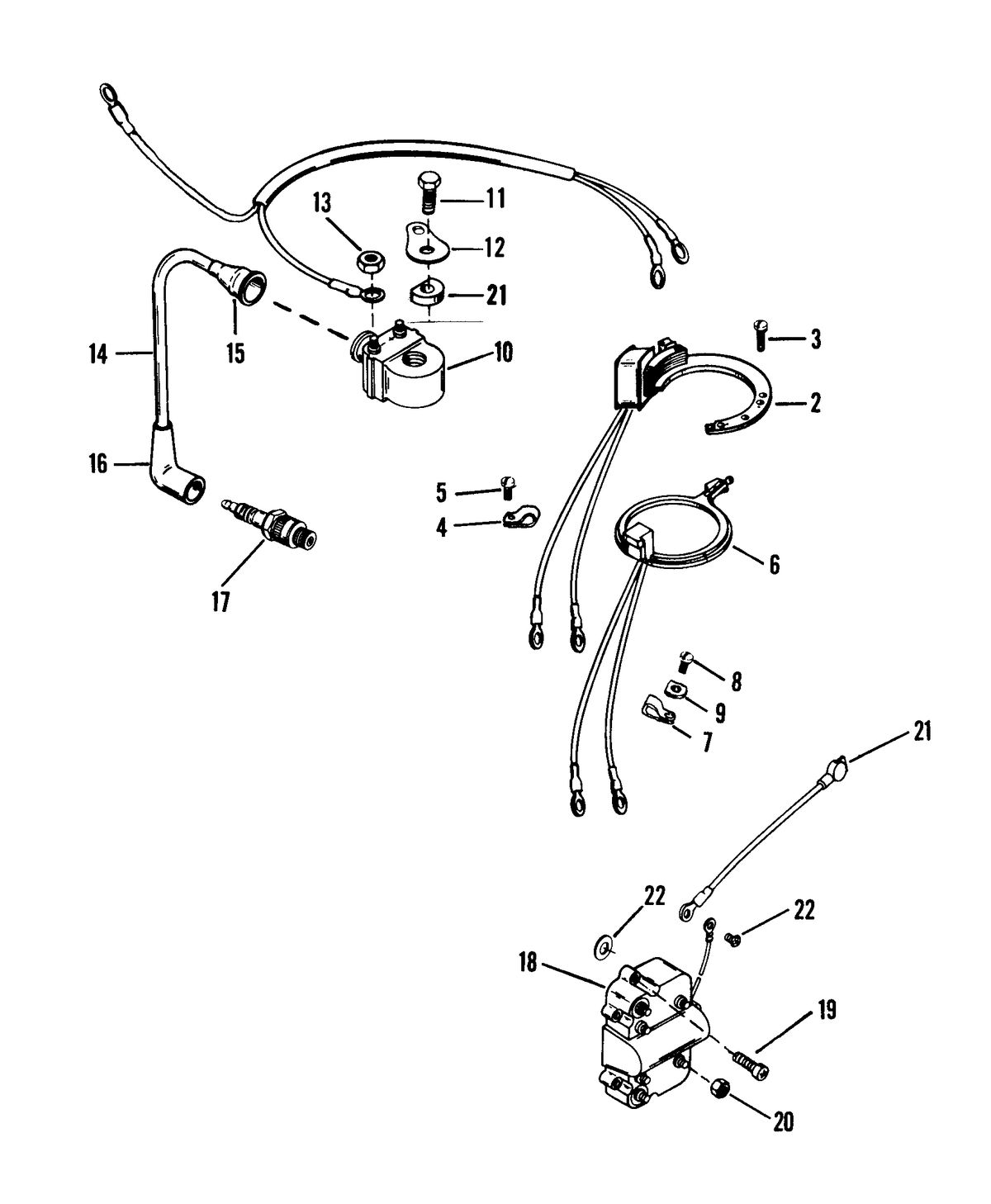 MERCURY MERCURY 18/25 IGNITION COMPONENTS