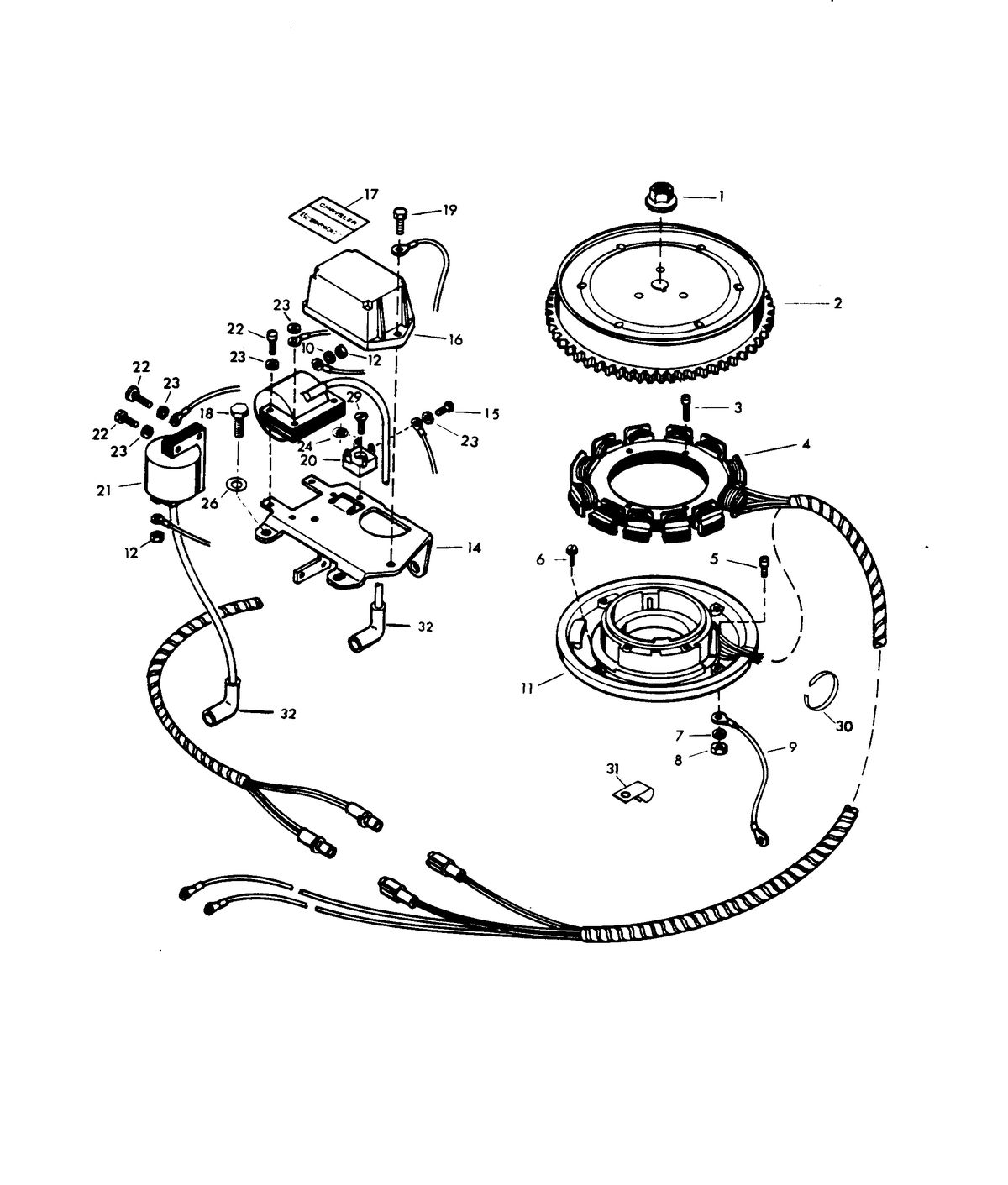 CHRYSLER 20 H.P. ALTERNATOR