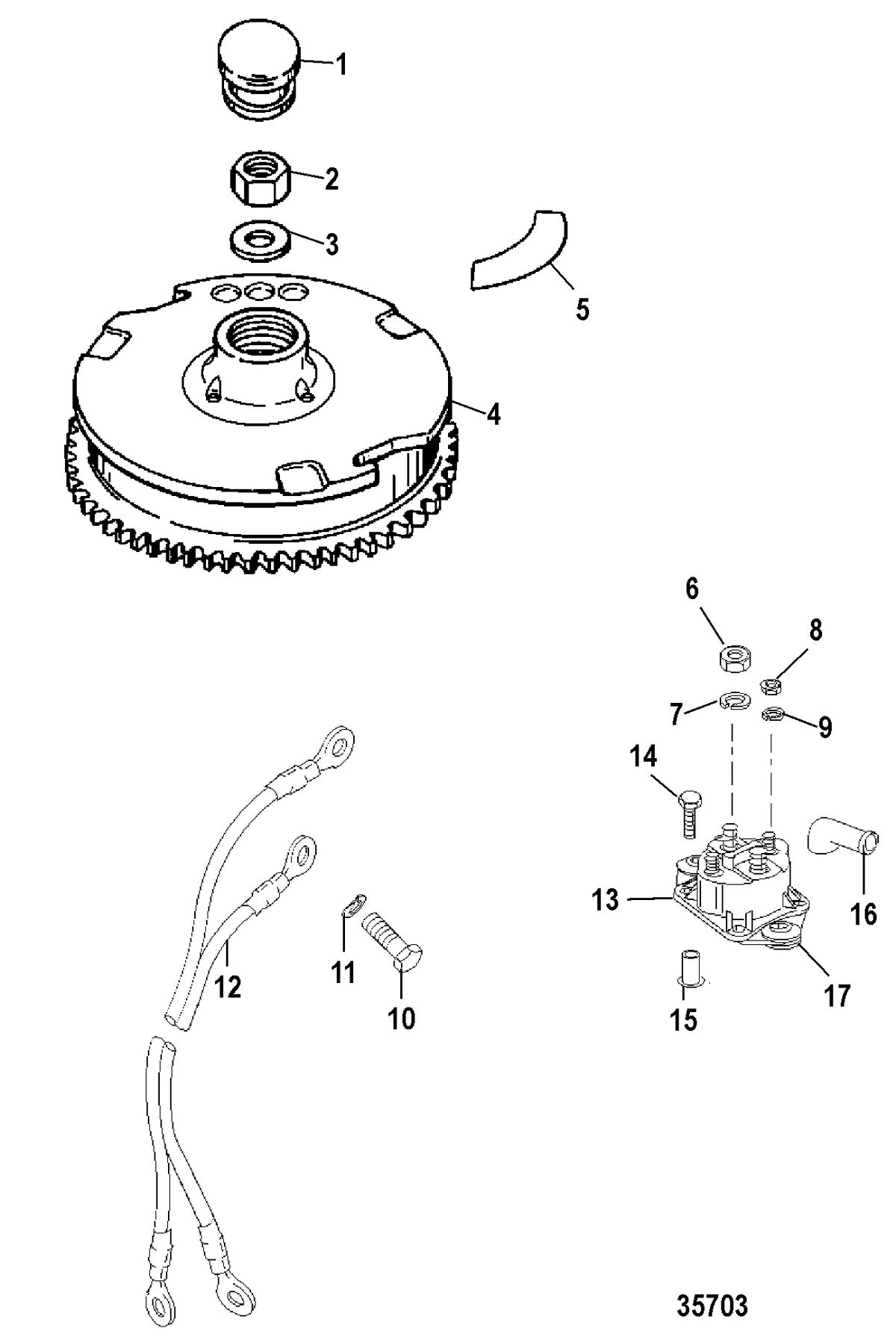 FORCE FORCE 75/90 Flywheel