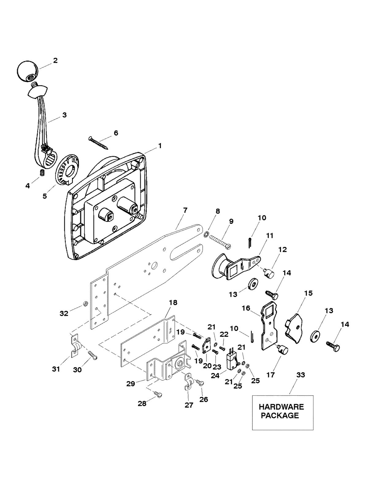 SPORTJET SPORT JET 120 XR REMOTE CONTROL ASSEMBLY (850696) (40 SERIES)