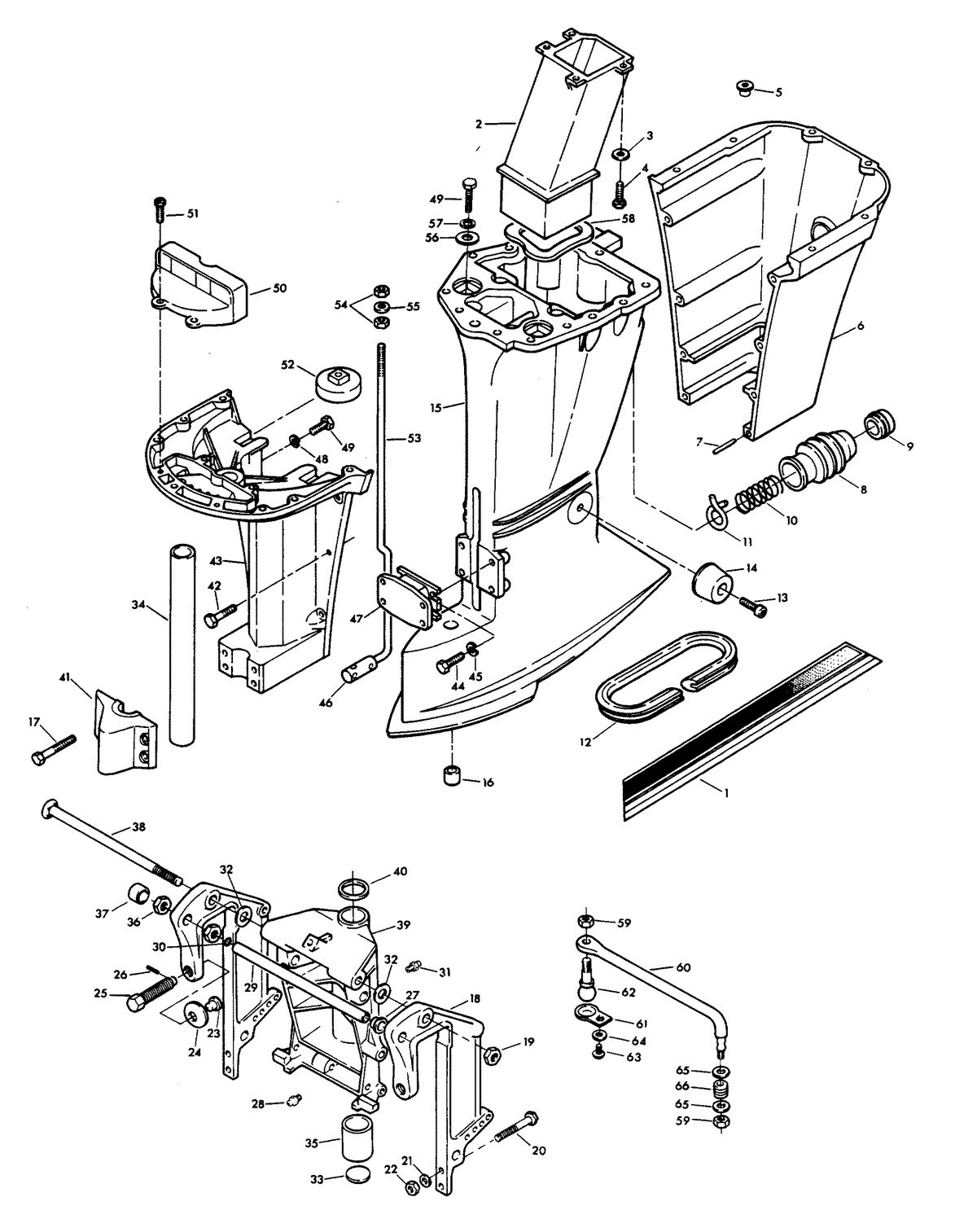 CHRYSLER 115 CHRYSLER MOTOR LEG