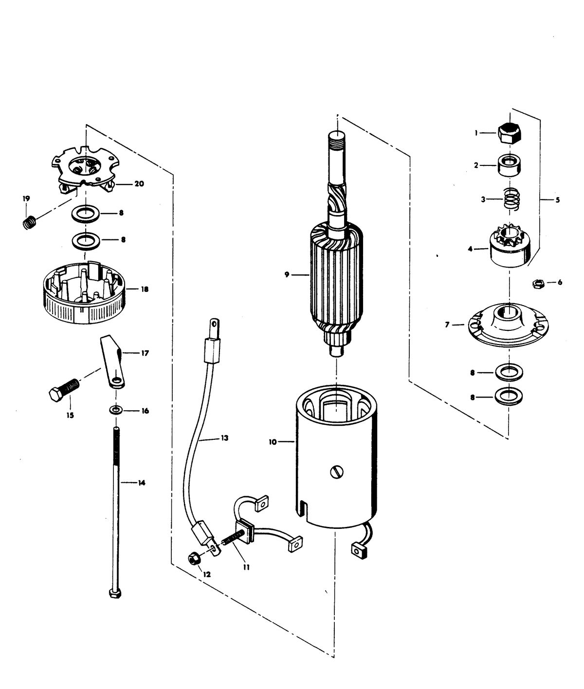 CHRYSLER 140 H.P. CHARGER STARTER