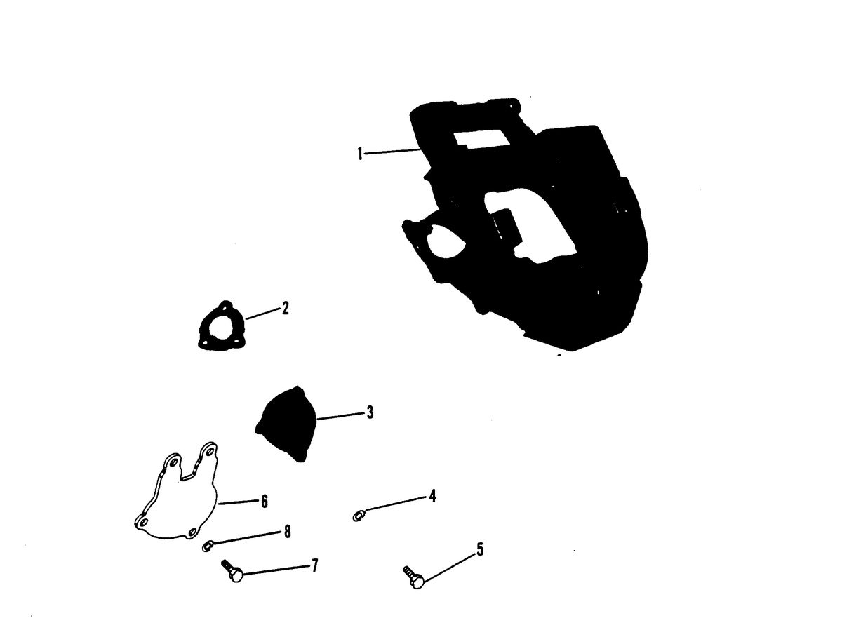 MERCRUISER 300 TEMPEST (MR/TR) ENGINE TRANSOM PLATE