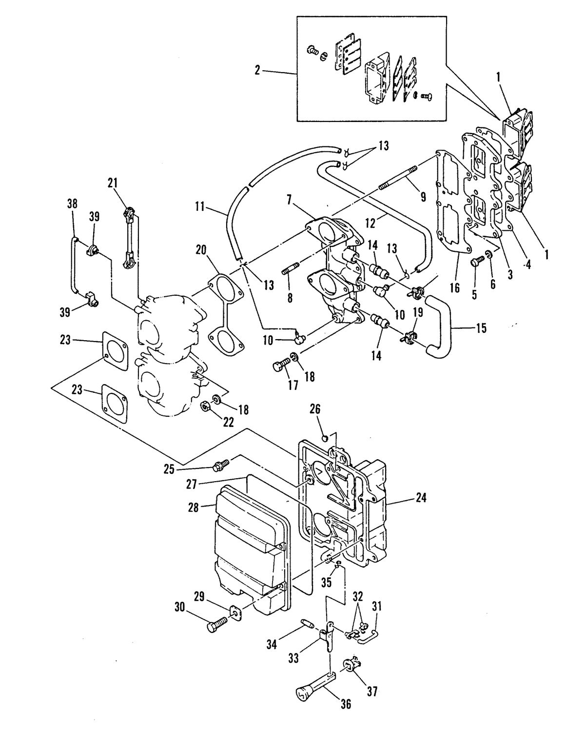 MARINER 40 HP MARINER INTAKE MANIFOLD