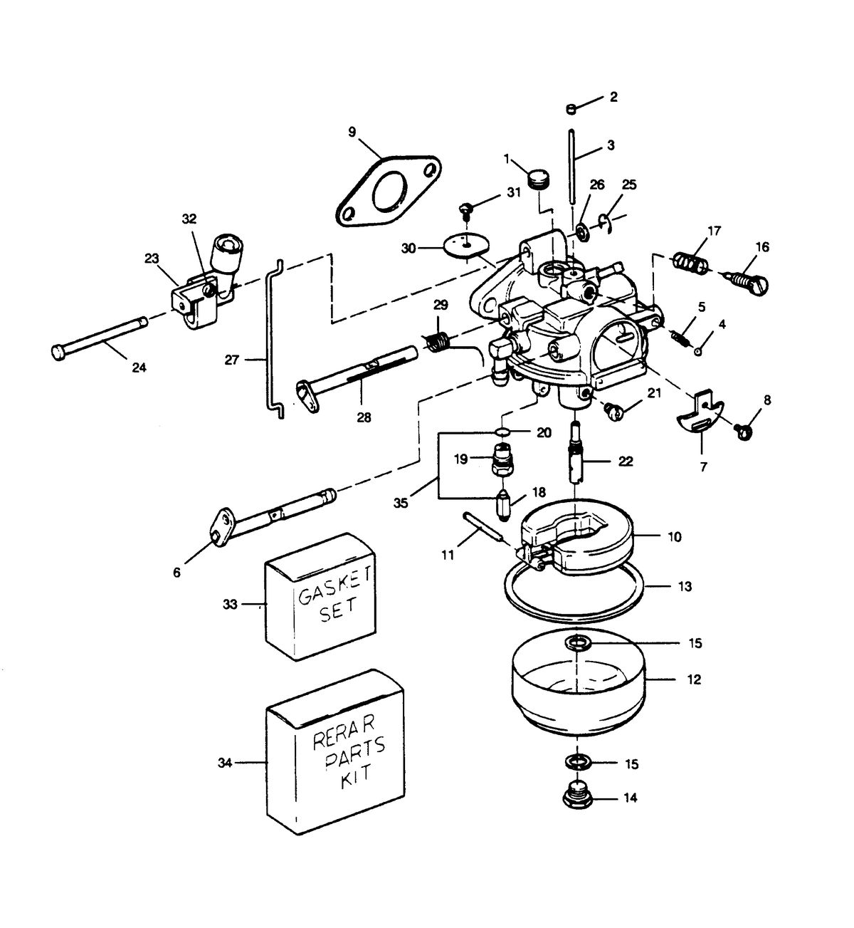 SEARS SEARS 5 H.P. CARBURETOR