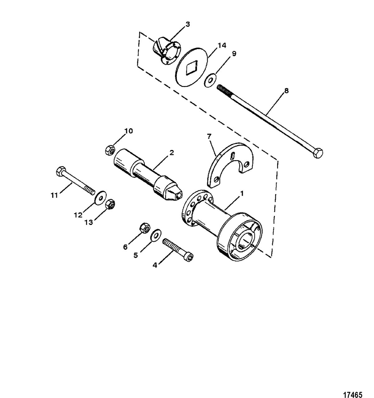 ACCESSORIES STEERING SYSTEMS AND COMPONENTS Mount Assembly-Steering(76640A2)
