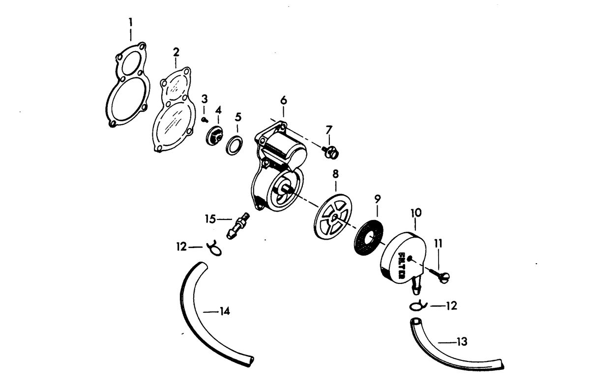 CHRYSLER 30 H.P. FUEL PUMP