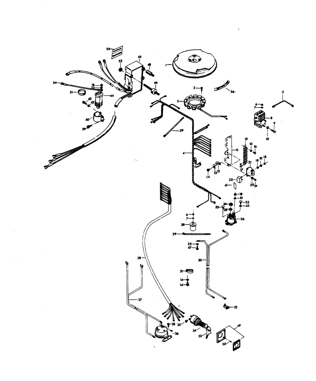 CHRYSLER 100 H.P. ELECTRICAL COMPONENTS