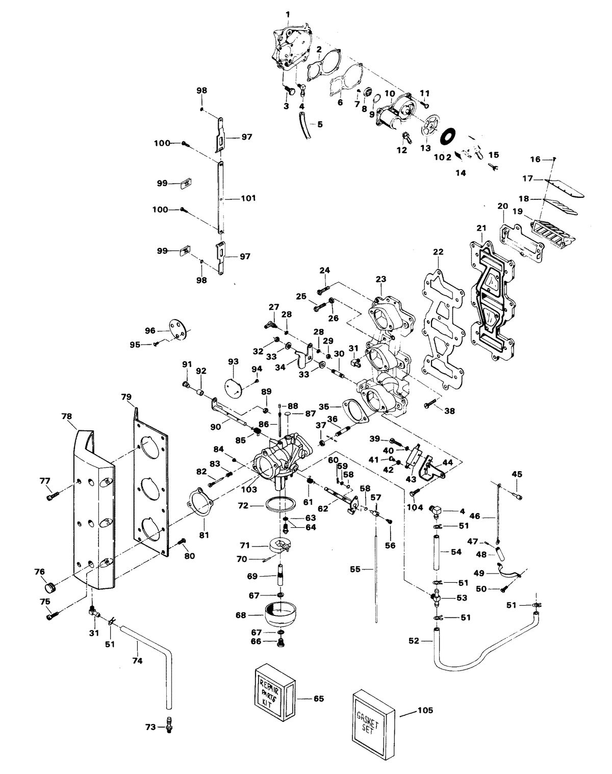 CHRYSLER 75 H.P. CARBURETOR