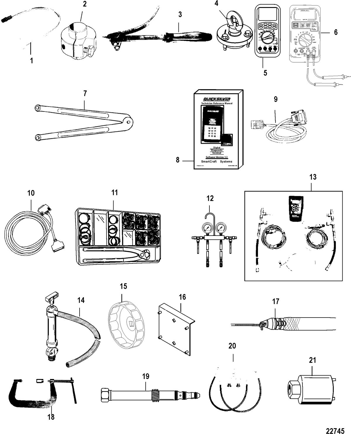 MERCURY/MARINER 135/150/175 4-STROKE Tools