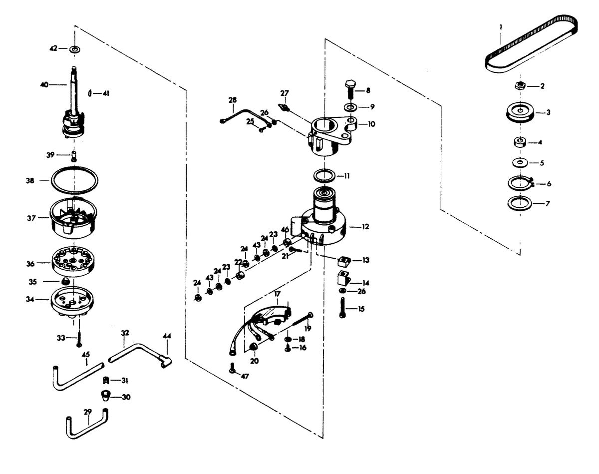 CHRYSLER 100 H.P. DISTRIBUTOR