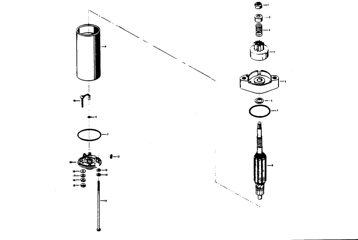 CHRYSLER 10 AND 15 H.P. ELECTRIC STARTER