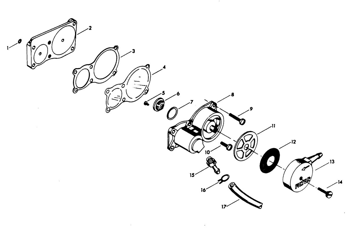 CHRYSLER 55 H.P. FUEL PUMP