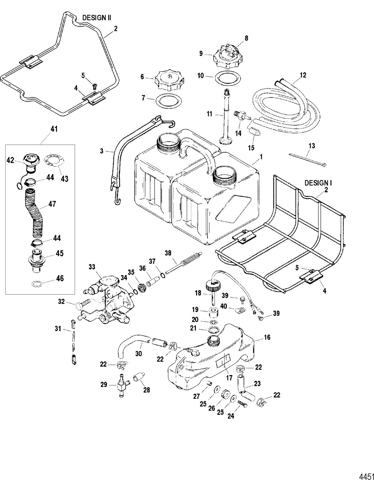 SPORTJET 210 CARB JET DRIVE Oil Injection Components