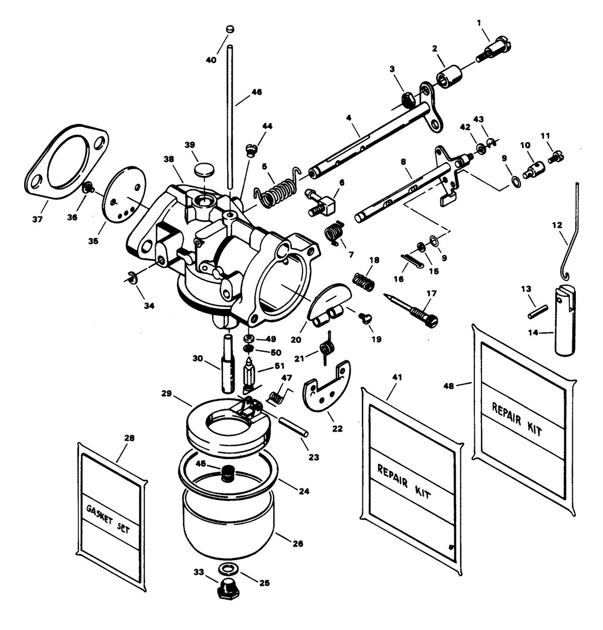 CHRYSLER 25 H.P. CARBURETOR STYLE 2