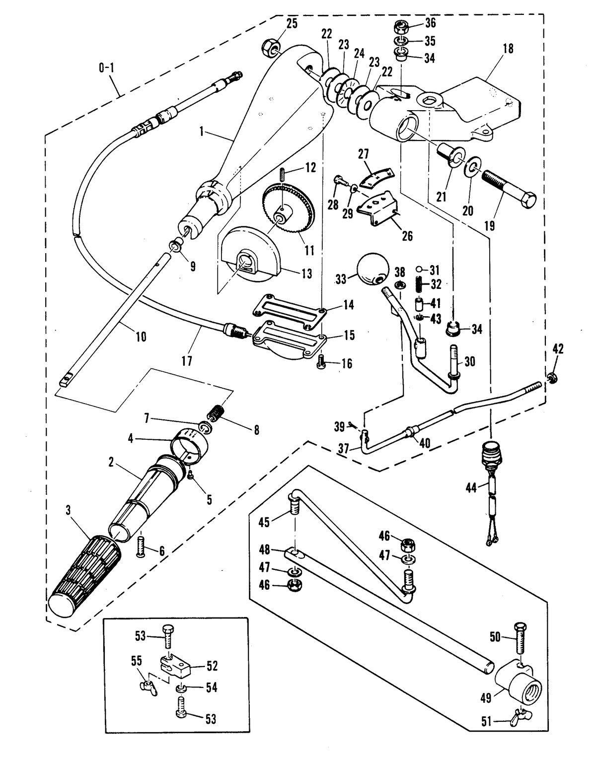 MARINER MARINER W48 STEERING HANDLE
