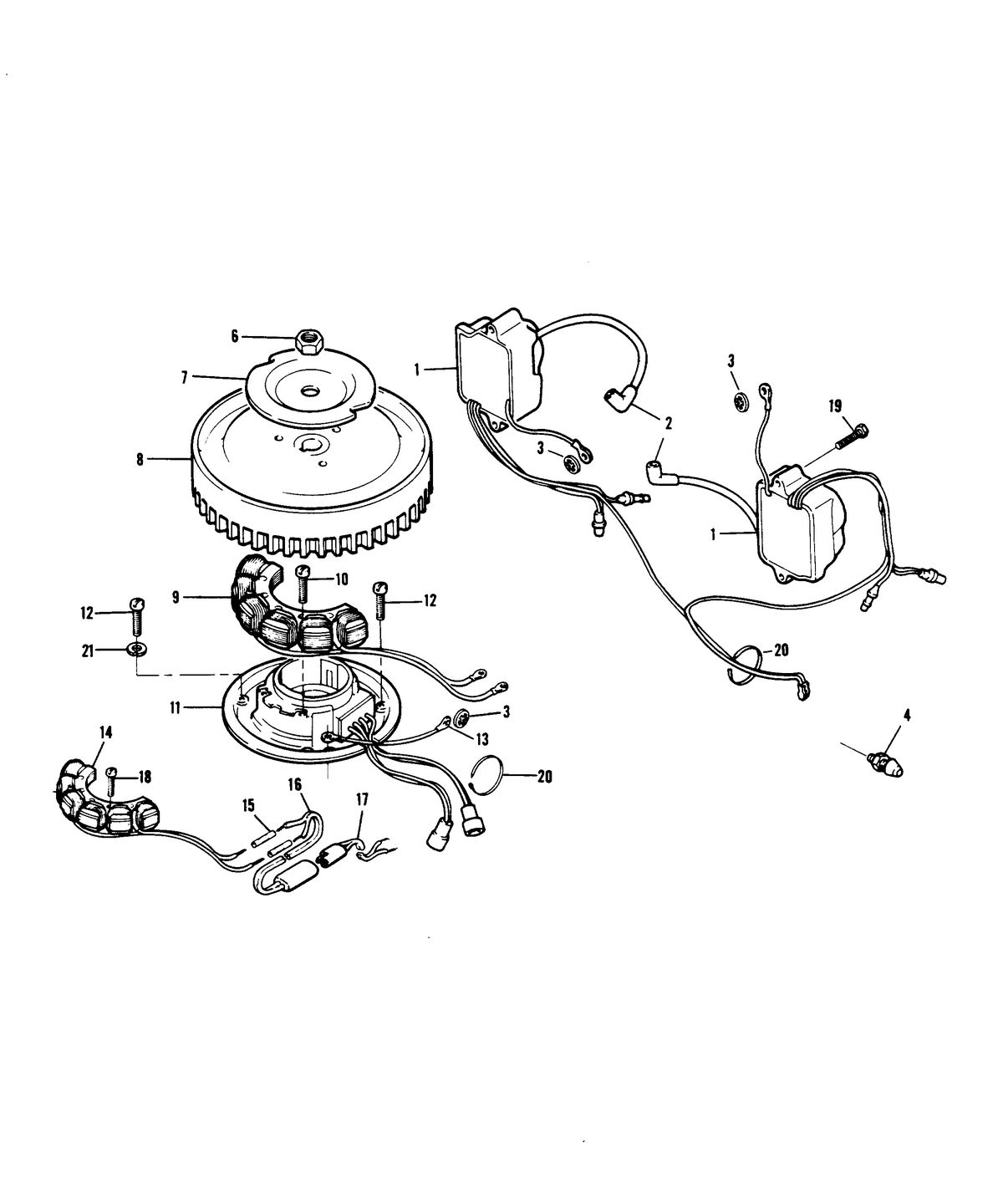 CHRYSLER 6 H.P. ELECTRICAL COMPONENTS